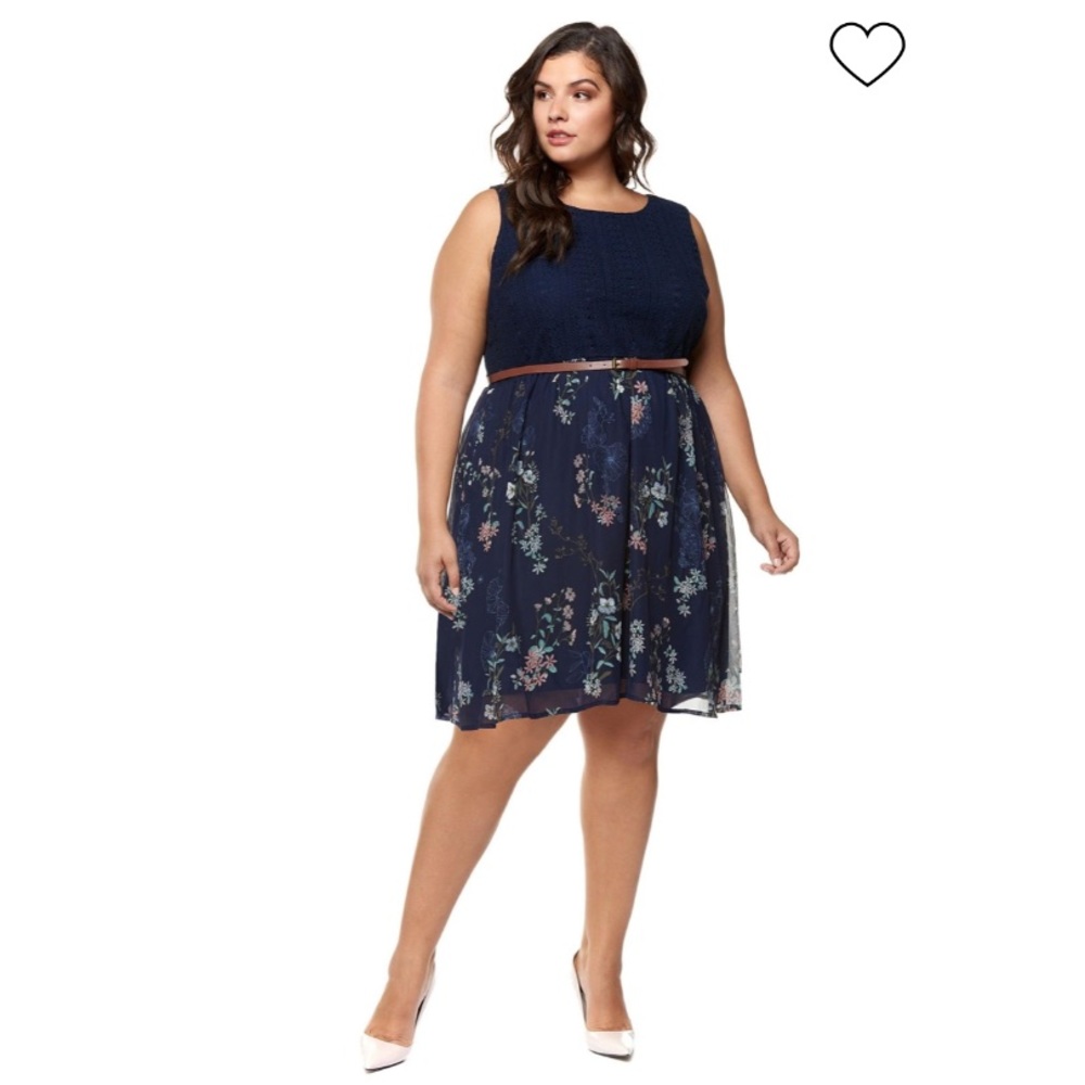 DEX SLEEVELESS BELTED DRESS